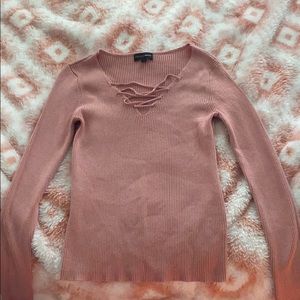 a long sleeve tight fitted shirt